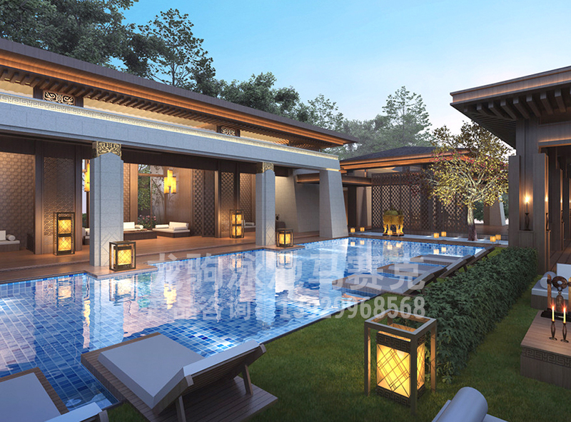 SPA温泉泳池案例